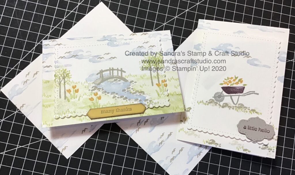 Handmade Card created using My Meadow stamp set