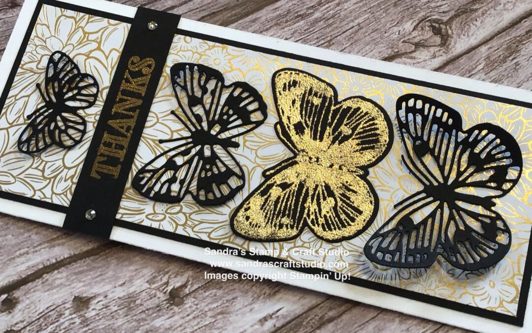 Butterfly Brilliance Tall & Slim card