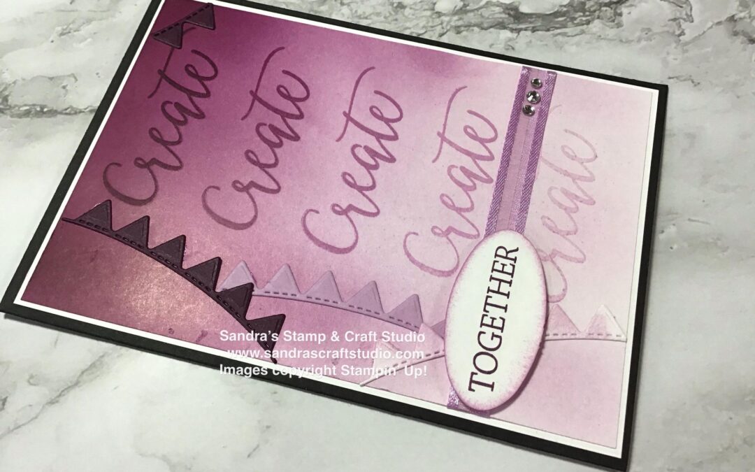 Graduation Ombre Inking for Stampin’ Dreams Blog Hop