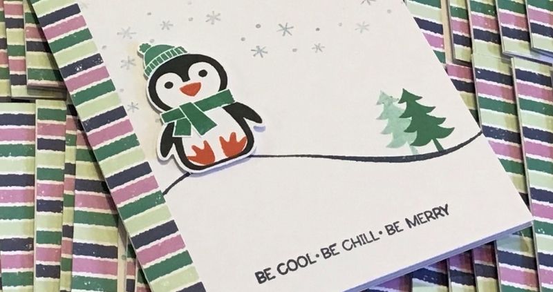 Cute Penguin Cards for Share It Sunday