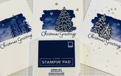 Christmas Tree cards for Christmas in July Blog Hop